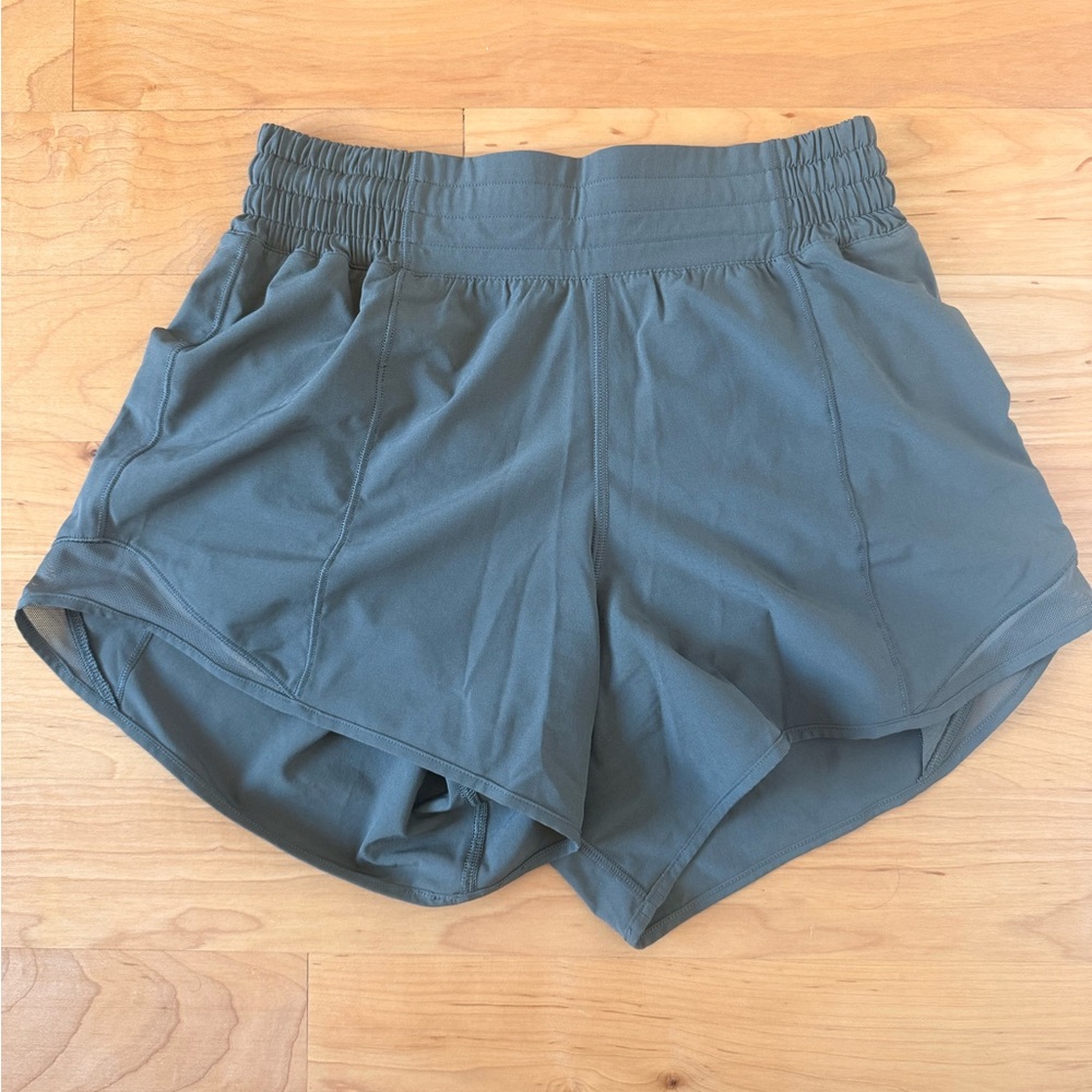 Lululemon Green Running Shorts